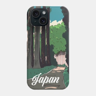 Vintage Japanese Forest Phone Case