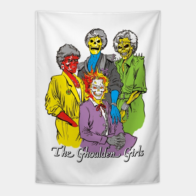 The Ghoulden Girls Tapestry by MarcoDiLeonardo