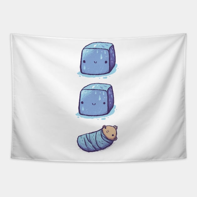 ice ice baby Tapestry by Louisros