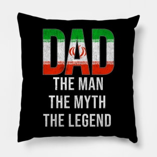 Iranian Cat Dad The Man The Myth The Legend - Gift for Iranian Cat Dad With Roots From Iranian Cat Pillow