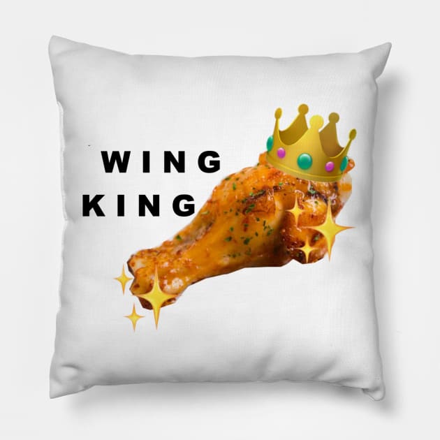 Wing King Pillow by Art of V. Cook