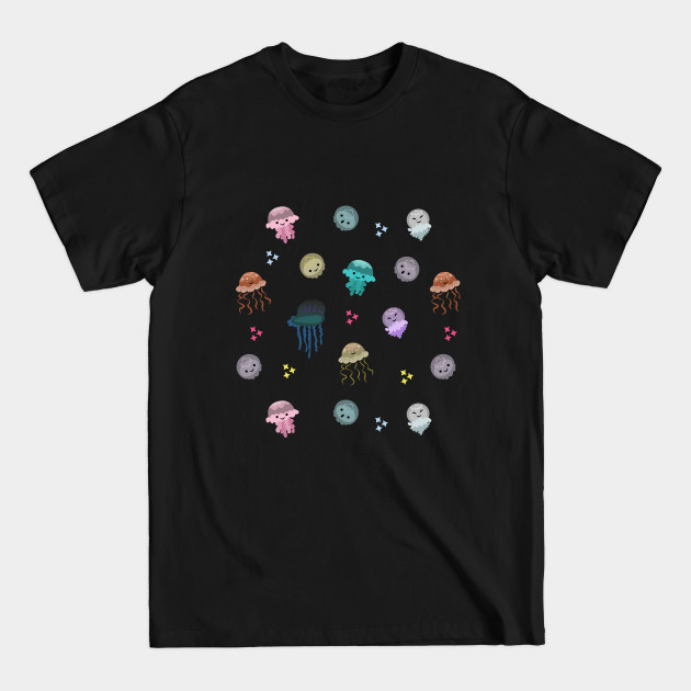 Discover Sea Jelly Square - Jelly Fish - T-Shirt