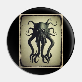 Cthulu Logo Pin