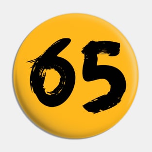 Number 65 Pin