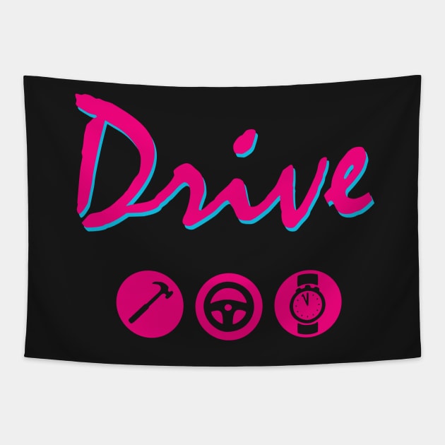 Drive Movie Tapestry by KrateMilk