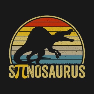 Pi Day Dinosaur Spinosaurus Pun Funny T-Shirt