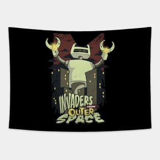 Invaders from Space! For B-movie sci-fi lovers and fans of space adventure. Tapestry