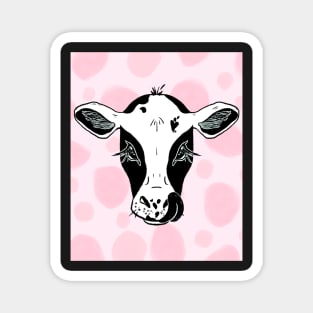 Strawberry Cow Magnet