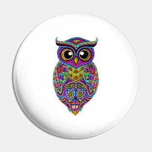 Skull Owl Pin