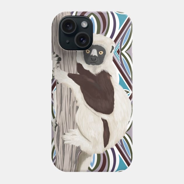 Sifaka Lemur | Cute Lemur | Lemur Lover Gift Phone Case by Suneldesigns