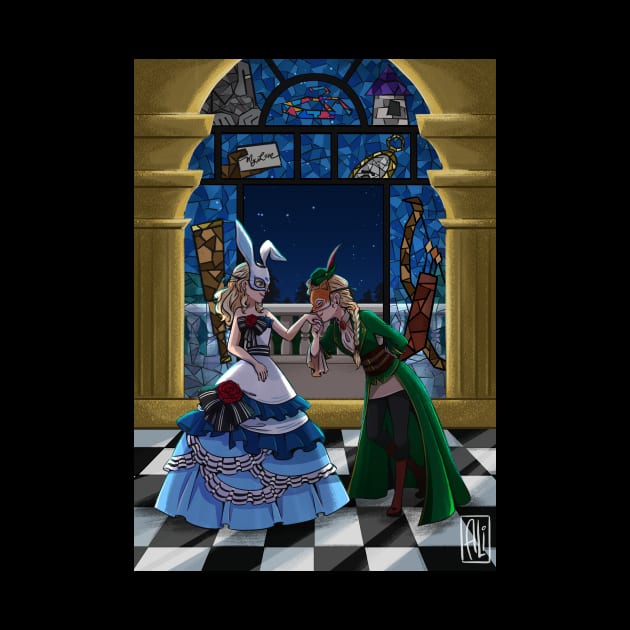 Alice & Robin (Dark ver.) by artsy_alice