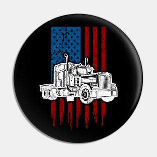 Big Rig Truck Driver Pin