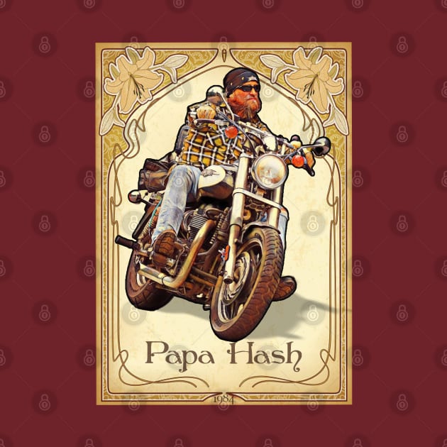 Papa Hash Apparel: Papa Hash Art Nouveau by Papa Hash's House of Art