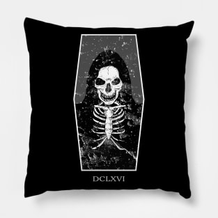 Grim Reaper Coffin Pillow