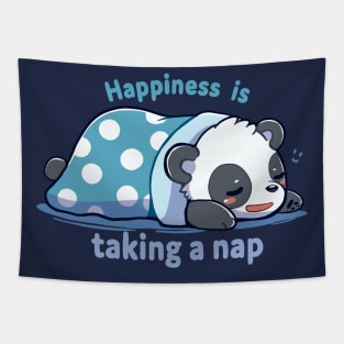 Happiness is Taking a Nap Tapestry
