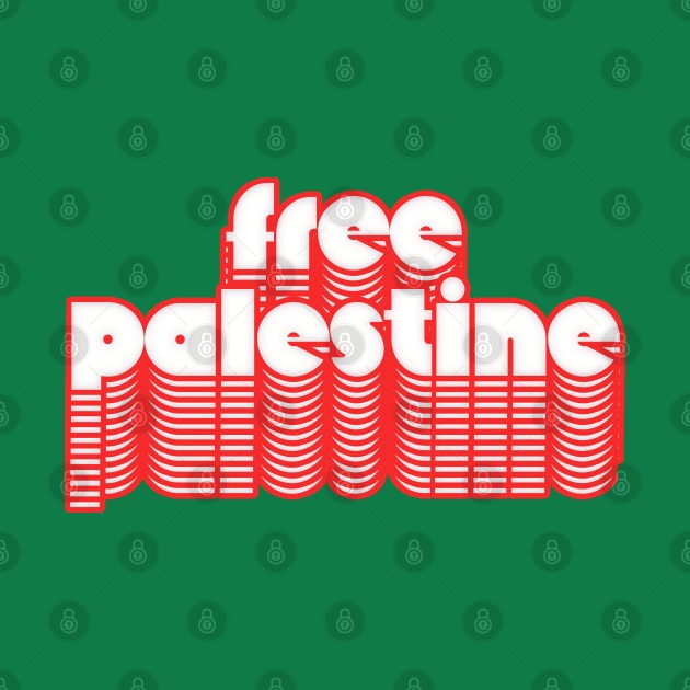 Free Palestine //// Retro Style Design by DankFutura