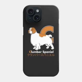 Clumber Spaniel Letter C Phone Case