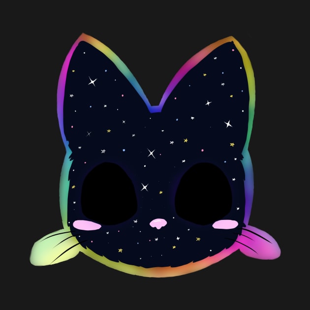 galaxy cat by alxesparks