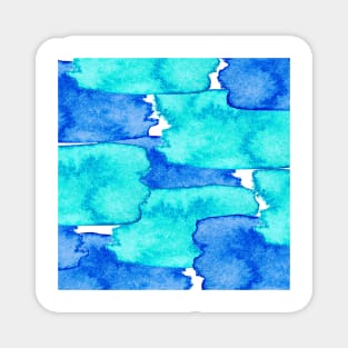 Water BLUE Abstract Magnet