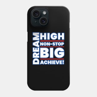 Dream Big Minimalist Aesthetic Design Phone Case