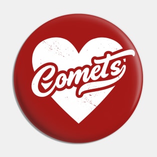 Vintage Comets School Spirit // High School Football Mascot // Go Comets Pin