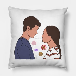 Couple Sweet Magnolias Pillow