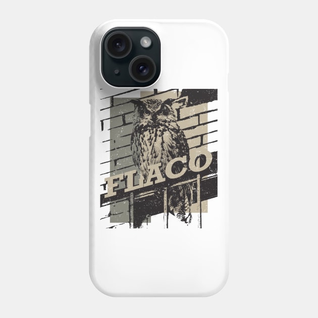 FLACO New York Owl 3 by Buck Tee Original Phone Case by Buck Tee