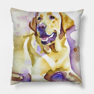 Labrador Retriever Watercolor - Gift For Dog Lovers Pillow