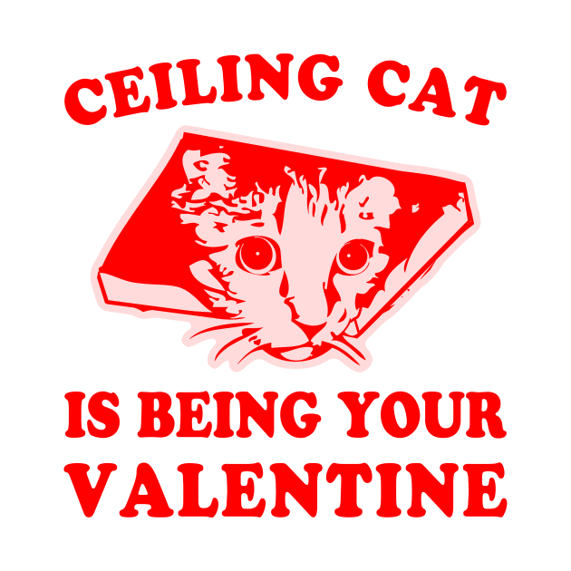 Ceiling Cat is Being Your Valentine Meme by Electrovista