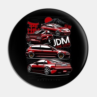 JDM one love Pin