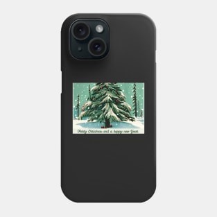 Christmas forest Phone Case