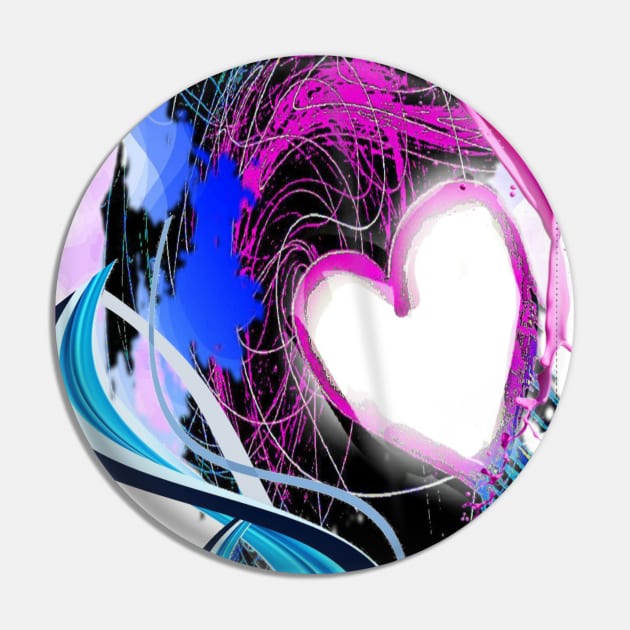 Graffiti heart tattoo love Pin by SilverPixieArt