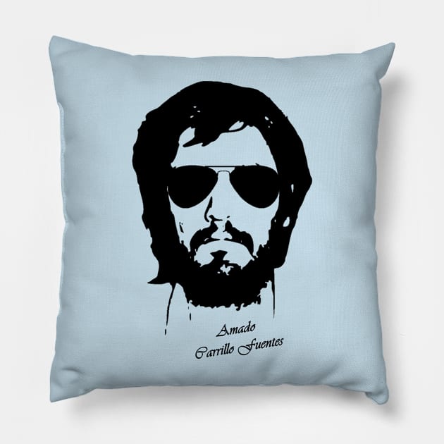 Amado Carrillo Fuentes 4 Pillow by Stelviostrada