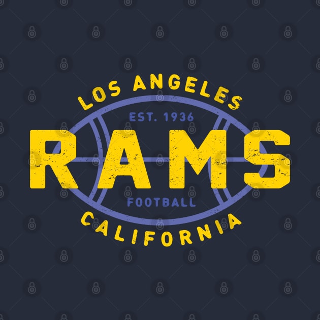 Vintage Los Angeles Rams 1 by Buck Tee by Buck Tee