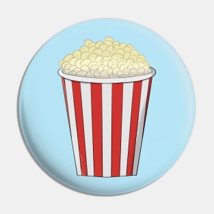 Bucket full of popcorn Pin