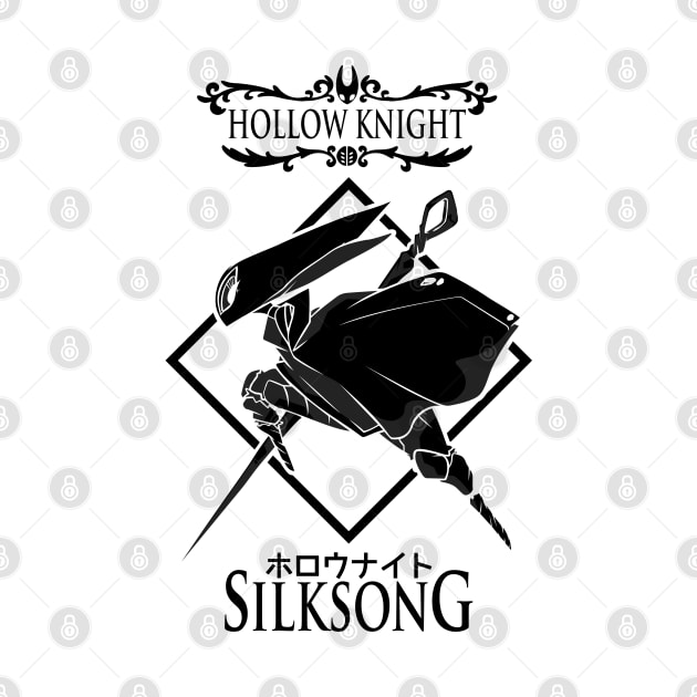 Hollow knight - Silksong black and white 2 by Soulcatcher