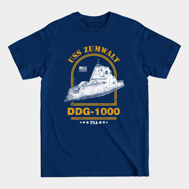 Discover DDG-1000 USS Zumwalt - Us Navy - T-Shirt