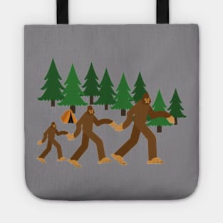 Bigfoot Camping design Tote