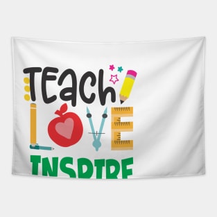 Teach,Love,Inspire Tapestry