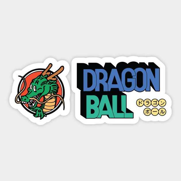 Dragon Ball Shenron Logo Anime Sticker Teepublic