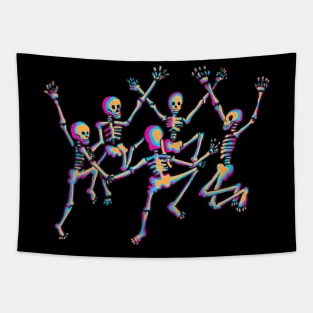 Danse Macabe - Pastel Goth Skeletons Tapestry