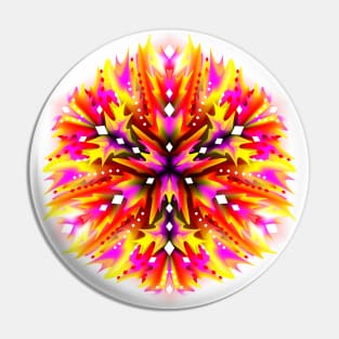 Fantasy mandala done in kaleidoscopic style Pin