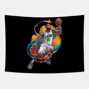 Basketball Hoop Player Tapestry