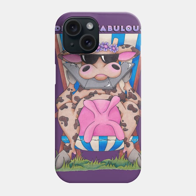 Udderly Fabulous Phone Case by TJWArtisticCreations