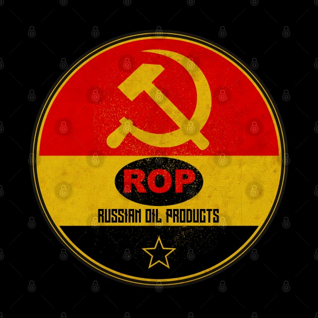 Russian Gasoline Motor Oil by CTShirts