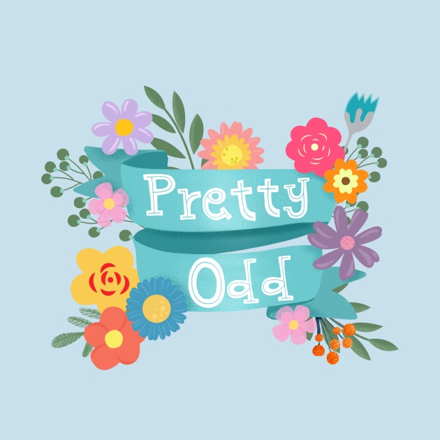 Pretty Odd Banner With Flowers by LittleBunnySunshine