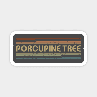 Porcupine Tree Retro Lines Magnet