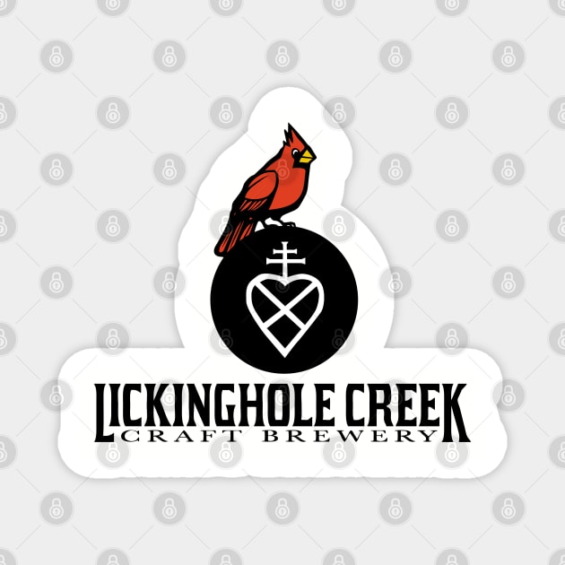 Cardinal Magnet by Lickinghole Creek Craft Brewery