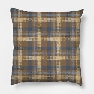 Tartan - Brown, Blue and Sand colors Pillow