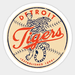 Detroit Tigers MLB Baseball Color Logo Sports Decal Sticker-FREE